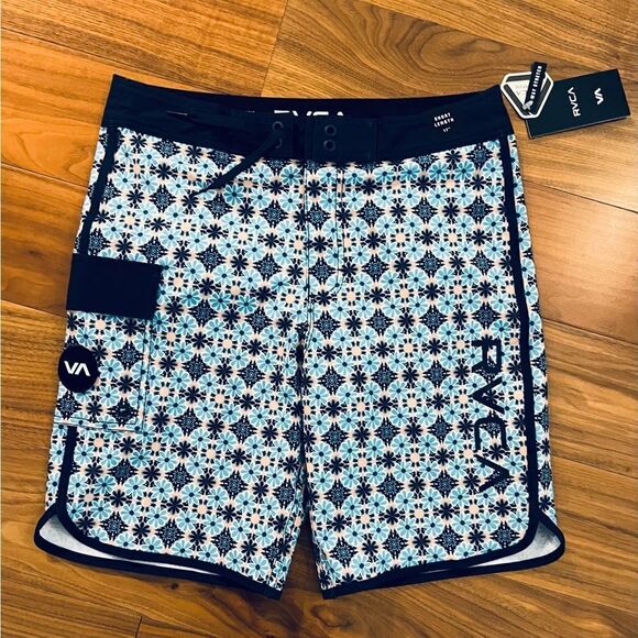 RVCA boys swim trunks size 29 NWT - Picture 2 of 11